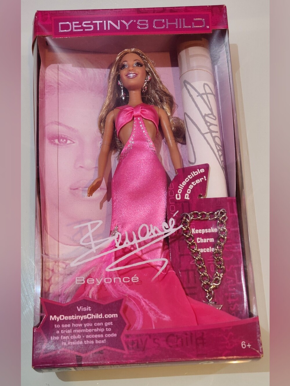 Destiny's Child Beyoncé Fashion Doll with Keepsake Charm and Poster Mattel 2005